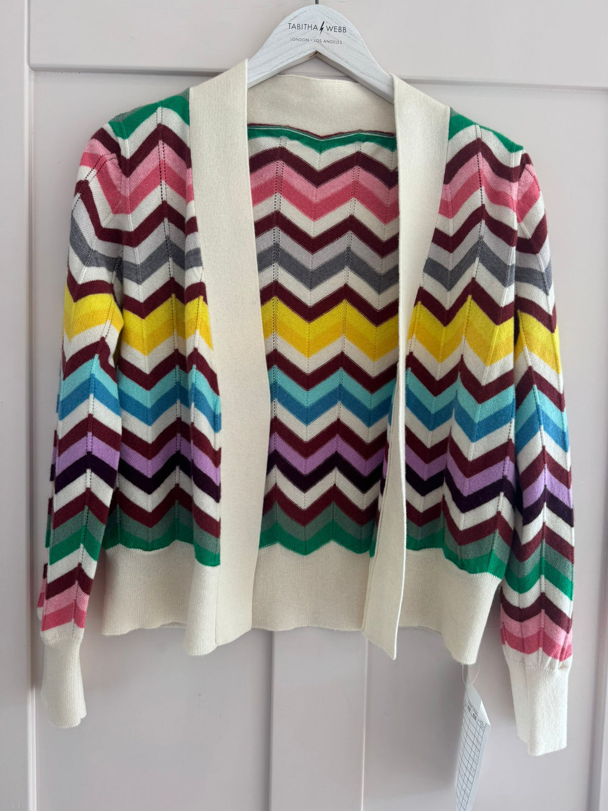 Chevron Cardigan in Multi Colour