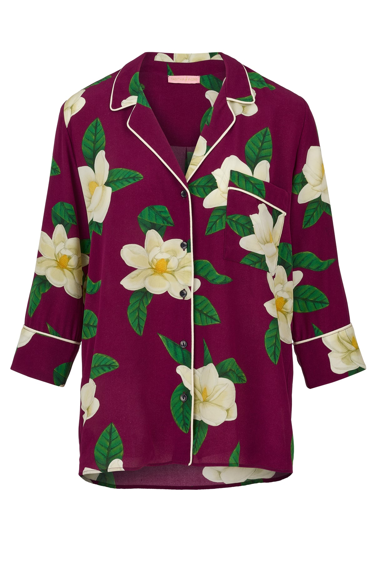 Pj in Burgundy Magnolia
