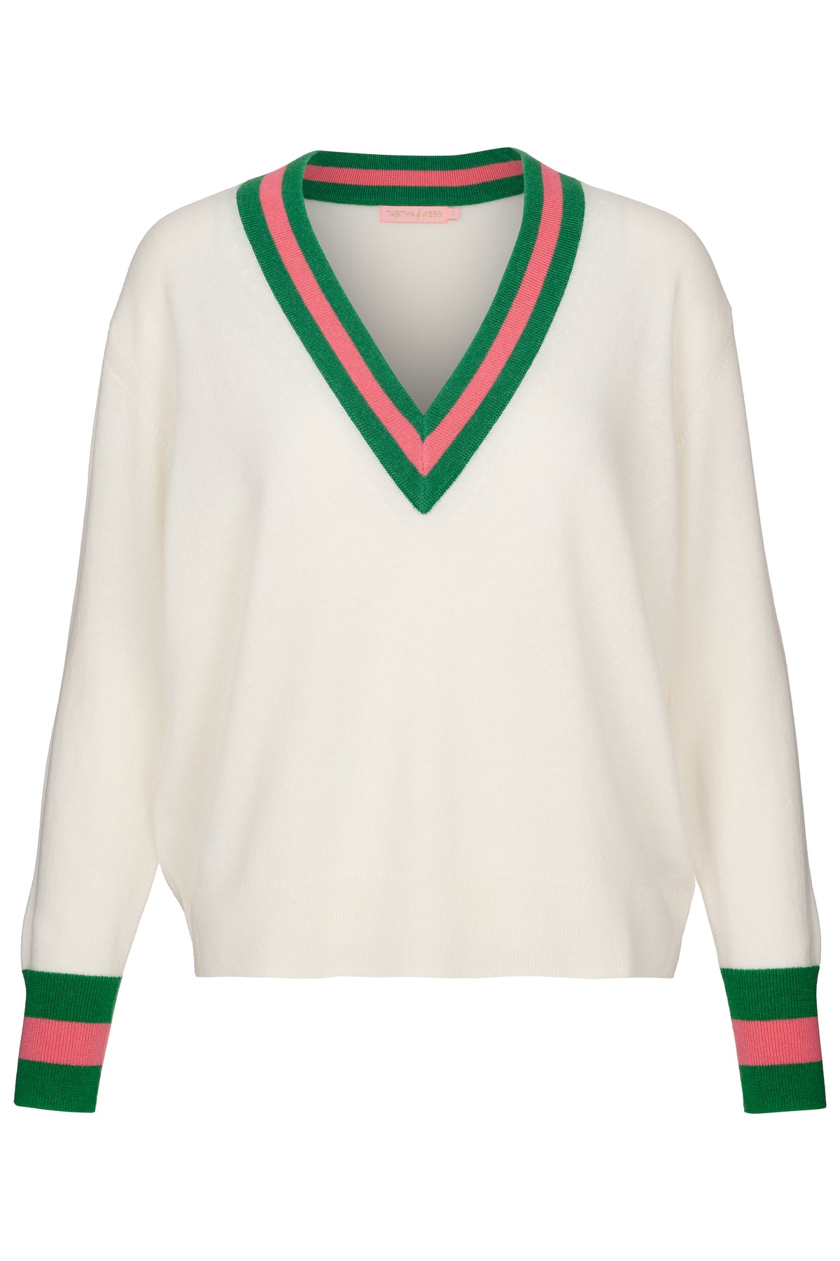 Cricket Knit Cream and Green