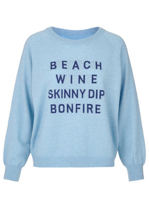 Beach, Wine, Skinnydip Blue