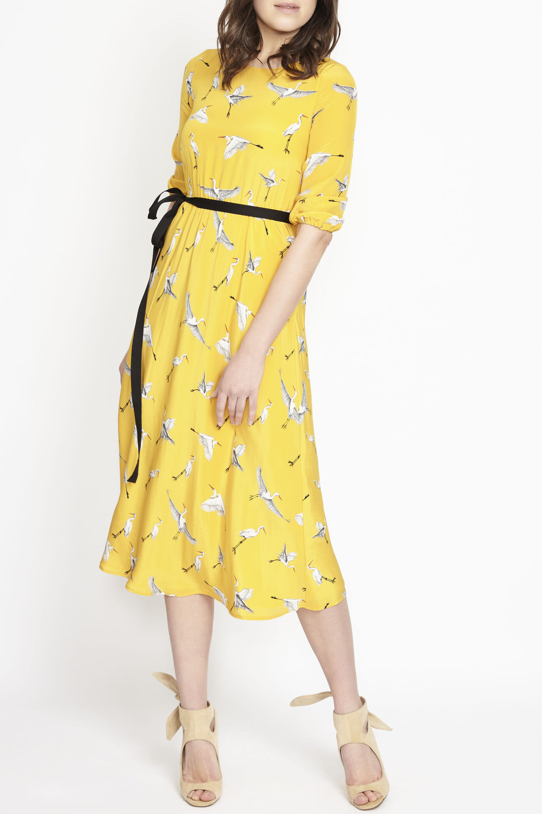 Bluebell Dress in Egret