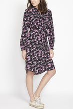 Load image into Gallery viewer, Freesia Shirt Dress in Panther
