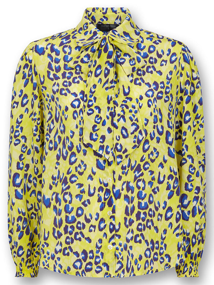 Dora in Yellow and Blue Leopard