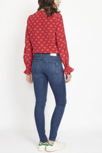 Load image into Gallery viewer, Red Heart Crocus Silk Shirt
