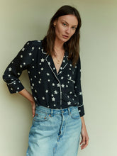 Load image into Gallery viewer, Silk PJ in Black Star
