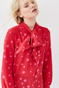 Red Star Pansy Pussybow